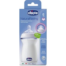 Chicco Naturalfeeling Biberon 330 ml Cam Malzeme Özellikleri ile 6 Ay+ Bebekler İçin Rahat Beslenme