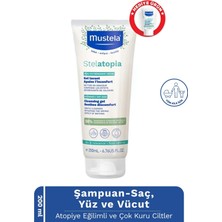 Mustela Hediyeli Bebek Banyosu Seti-20 ml Stelatopia Krem Hediyeli