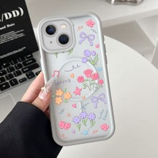 Ucuc iPhone 14 Uyumlu Manyetik Halkalı Yarı Sayda Mat Kamera Koruma Anti-Darbe Silikon Kılıf