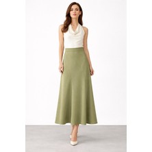 Sentez 5480 Lilium Parçalı Volanlı Etek