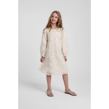 Escabel Kız Çocuk 36137 Desenli Elbise