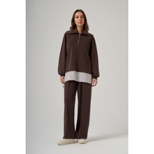 Nuss 1075 Gömlek Detay Gemici Yaka Pantolonlu Takım