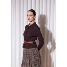 Missemramiss Misssemramiss 5307 Belle Noır Midi  Hırka