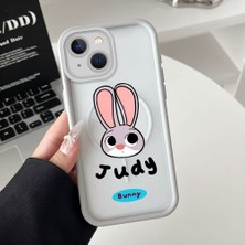 Ucuc iPhone 15 Uyumlu Manyetik Halkalı Yarı Sayda Mat Kamera Koruma Anti-Darbe Silikon Kılıf