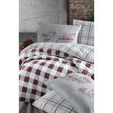 First Choice Edmon %100 Pamuk 150 Tc (56 Tel) Ranforce Çift Kişilik Nevresim Takımı