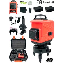 Moonshop Pro 360° 16 Köşe Otomatik Hizalamalı Lazer Metre Hizalama Yeşil Çizgili Lazer Hizalama Su Terazisi.