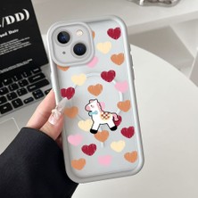 Ucuc iPhone 15 Plus Uyumlu Manyetik Halkalı Yarı Sayda Mat Kamera Koruma Anti-Darbe Silikon Kılıf
