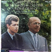 Plakantik Van Cliburn, Eugene Ormandy, The Philadelphia Orchestra – Grieg: Concerto In A Minor / Liszt: Concerto No. 1 In E-Flat (Vinyl, Lp, Album, 1969)