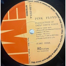 Plakantik Pink Floyd – A Collection Of Great Dance Songs (Vinyl, Lp, 1982, Plaksan - Türkiye Baskısı)