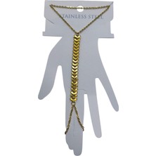 Nkie Jewels Altın Renk Kılçık Çelik Şahmeran - 3513