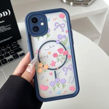 Ucuc iPhone 11 Uyumlu Manyetik Halkalı Yarı Sayda Mat Kamera Koruma Anti-Darbe Silikon Kılıf
