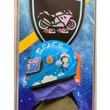 Boyunluklu Fullface Motosiklet Çocuk Kaskı