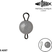 Mafsallı Kurşun - Hareketli Iğne Kurşunu - Fishack - 2 Gram - 5'li Paket