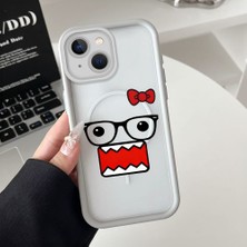 Ucuc iPhone 14 Plus Uyumlu Manyetik Halkalı Yarı Sayda Mat Kamera Koruma Anti-Darbe Silikon Kılıf
