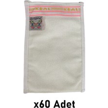 Kelebek Beyaz Kral Kese Süper Kalın Çok Sert Banyo Hamam Kesesi 60 Adet