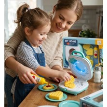 Farbu Oyuncak Pilli Işıklı Sesli Oyuncak Waffle Makinesi