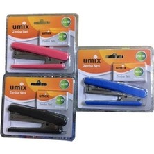 Umix Zımba Makinesi No:10 ve Zımba Teli Seti 1 Adet Renk Seçenekleri ile Asorti