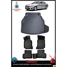 Rizline Mercedes C Serisi 2014-2021 Sedan - Plastik Seti Bagaj Havuzu ve Havuzlu Paspas