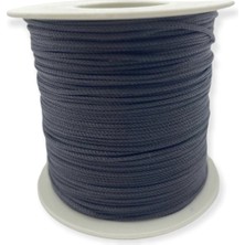 Hedef Bijuteri Koyu Gri Paraşüt İpi 100 Metre Plastik Malzeme ile Takı Aksesuar Yapımında Kullanım