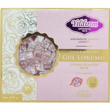 Yıldırım Şekerleme 200 Gr. Çifte Kavrulmuş Gül Lokumu