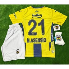 Alaturka Mix Fenerbahçe 2024/25 Kerem Aktürkoğlu Iç Saha Parçalı Yeni Sezon Çocuk Forması 4'lü Set