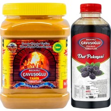 Bozkırlı Çavuşoğlu Çavuşoğlu Tahin Kepeksiz 930 gr + Çavuşoğlu Dut Pekmezi 1000g