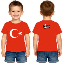 Ek Ayyıldızlı Çocuk Kısa Kol Tshirt