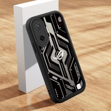 HONTINGA Poco F7 5g ile Uyumlu Kılıfı Düşüme Önleyici Basitlik Anti Düşme Kamera Korumali Şirin Kedi Siyah Klasik Desen Yumuşak Silikon Telefon Kılıfı Kadın ve Erkek Için Uygundur K2-0263