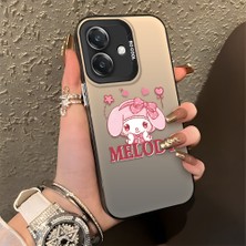 HONTINGA Oppo A3 4g ile Uyumlu Kılıfı Silikon Kenar Sert Arka Düşüme Önleyici Basitlik Anti Düşme Kamera Korumali Melody Desen Telefon Kılıfı Kadın ve Erkek Için Uygundur K1-0857