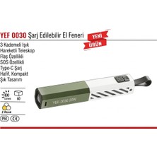 YCL Yef 0030 Serisi Şarj Edilebilir Kompakt El Feneri