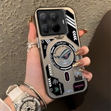 HONTINGA Xiaomi 15T Pro ile Uyumlu Kılıfı Silikon Kenar Sert Arka Düşüme Önleyici Basitlik Anti Düşme Kamera Korumali Yaratıcılık Desen Telefon Kılıfı Kadın ve Erkek Için Uygundur K1-0855