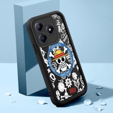 HONTINGA Realme C63 ile Uyumlu Kılıfı Düşüme Önleyici Basitlik Anti Düşme Kamera Korumali Şirin Kedi Siyah Yaratıcılık Desen Yumuşak Silikon Telefon Kılıfı Kadın ve Erkek Için Uygundur K2-0461