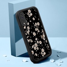 HONTINGA Samsung Galaxy A30S ile Uyumlu Kılıfı Düşüme Önleyici Basitlik Anti Düşme Kamera Korumali Şirin Kedi Siyah Yıldız Desen Yumuşak Silikon Telefon Kılıfı Kadın ve Erkek Için Uygundur K2-0261