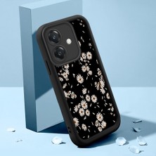 HONTINGA Oppo A3X 5g ile Uyumlu Kılıfı Düşüme Önleyici Basitlik Anti Düşme Kamera Korumali Şirin Kedi Siyah Yıldız Desen Yumuşak Silikon Telefon Kılıfı Kadın ve Erkek Için Uygundur K2-0261