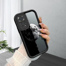 HONTINGA Xiaomi Redmi Note 11S ile Uyumlu Kılıfı Düşüme Önleyici Basitlik Anti Düşme Kamera Korumali Siyah Kelebek Desen Yumuşak Silikon Telefon Kılıfı Kadın ve Erkek Için Uygundur K2-0262