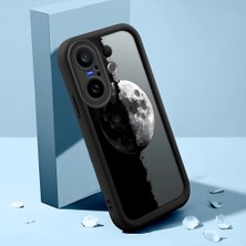 HONTINGA Vivo X200 Fe ile Uyumlu Kılıfı Düşüme Önleyici Basitlik Anti Düşme Kamera Korumali Şirin Kedi Siyah Kelebek Desen Yumuşak Silikon Telefon Kılıfı Kadın ve Erkek Için Uygundur K2-0262