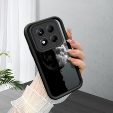 HONTINGA Xiaomi Redmi Note 14 Pro ile Uyumlu Kılıfı Düşüme Önleyici Basitlik Anti Düşme Kamera Korumali Siyah Kelebek Desen Yumuşak Silikon Telefon Kılıfı Kadın ve Erkek Için Uygundur K2-0262