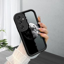 HONTINGA Samsung Galaxy A16 ile Uyumlu Kılıfı Düşüme Önleyici Basitlik Anti Düşme Kamera Korumali Siyah Kelebek Desen Yumuşak Silikon Telefon Kılıfı Kadın ve Erkek Için Uygundur K2-0262