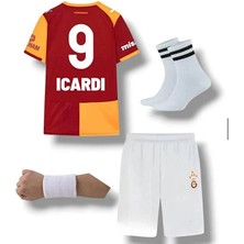 Alaturka Mix Galatâsarây. 2026 Mauro.îcârd'î Iç Saha Parçalı Yeni Sezon Çocuk Forması 4'lü Set