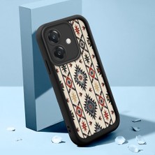 HONTINGA Oppo A3X 4g ile Uyumlu Kılıfı Düşüme Önleyici Basitlik Anti Düşme Kamera Korumali Şirin Kedi Siyah Klasik Desen Yumuşak Silikon Telefon Kılıfı Kadın ve Erkek Için Uygundur K2-0255