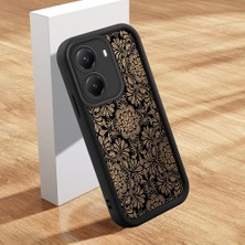 HONTINGA Poco X7 Pro ile Uyumlu Kılıfı Düşüme Önleyici Basitlik Anti Düşme Kamera Korumali Şirin Kedi Siyah Klasik Desen Yumuşak Silikon Telefon Kılıfı Kadın ve Erkek Için Uygundur K2-0255