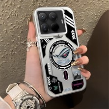 HONTINGA Xiaomi 15T Pro ile Uyumlu Kılıfı Silikon Kenar Sert Arka Düşüme Önleyici Basitlik Anti Düşme Kamera Korumali Yaratıcılık Desen Telefon Kılıfı Kadın ve Erkek Için Uygundur K1-0855