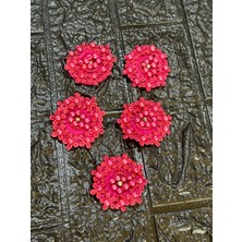 Gönülden Tasarım 5x5 cm 5 Adet Boncuk Işleme Aplike Set Dikiş Aksesuarı