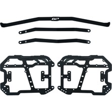 Gp Kompozit Honda Pcx 125 / 150 2018-2026 Uyumlu Yan Çanta Demiri Siyah