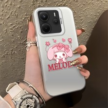 HONTINGA Xiaomi Redmi Note 14 ile Uyumlu Kılıfı Silikon Kenar Sert Arka Düşüme Önleyici Basitlik Anti Düşme Kamera Korumali Melody Desen Telefon Kılıfı Kadın ve Erkek Için Uygundur K1-0857