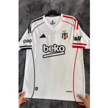 Alaturka Mix Beşiktâş' 2026 Orkun Kökçü Yeni Sezon Deplasman Beyaz Yetişkin Forması