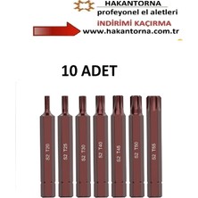 ALWAYSSPEED Ht Rico 10 Adet T55 Torx Bits Uç Uzun Boy 75MM