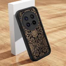 HONTINGA Vivo X200 Pro ile Uyumlu Kılıfı Düşüme Önleyici Basitlik Anti Düşme Kamera Korumali Şirin Kedi Siyah Klasik Desen Yumuşak Silikon Telefon Kılıfı Kadın ve Erkek Için Uygundur K2-0255