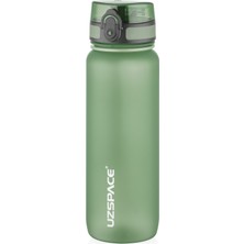Uzspace Okul Su Matarası - Renkli - 800ML - Tritan Suluk Soft Touch
