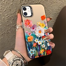 HONTINGA iPhone 11 ile Uyumlu Kılıfı Silikon Kenar Sert Arka Düşüme Önleyici Basitlik Anti Düşme Kamera Korumali Çiçek Desen Telefon Kılıfı Kadın ve Erkek Için Uygundur K1-0859